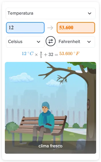 Respuestas de Flexi - Convertir 12 grados Celsius a Fahrenheit | CK-12 ...