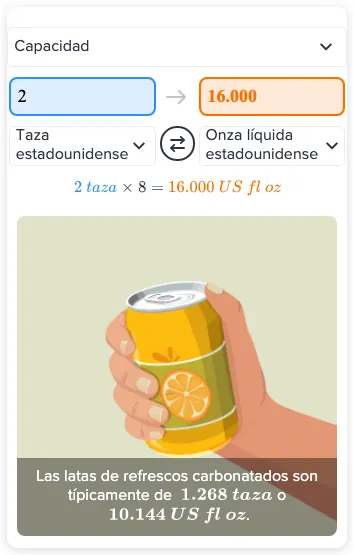 Respuestas de Flexi - ¿Cuál es la cantidad equivalente en onzas ...