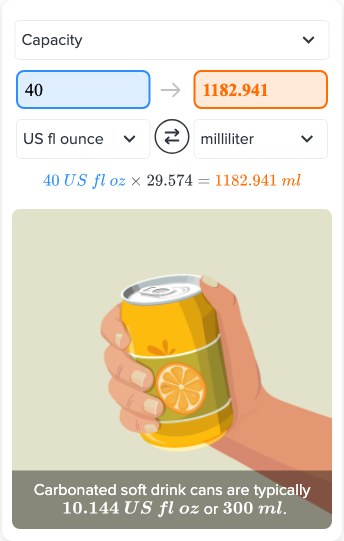 Flexi Answers What Is The Volume Of 40 Ounces In Milliliters CK 12 flexi-answers-what-is-the-volume-of-40-ounces-in-milliliters-ck-12