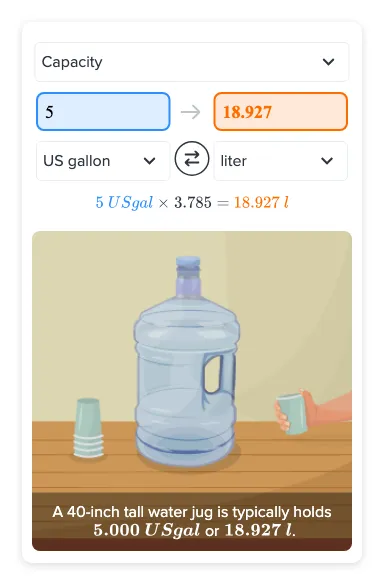 Flexi Answers How Many Liters Are In 5 Gallons CK 12 Foundation