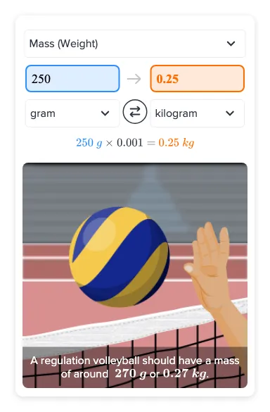 250 Grams Is How Many Kilograms Flexi answers - How many kilograms are in 250 grams? | CK-12 Foundation