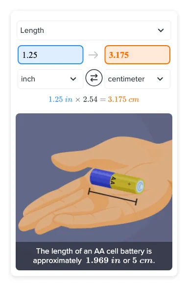 Flexi answers Convert 1 1 4 inches to cm. CK 12 Foundation