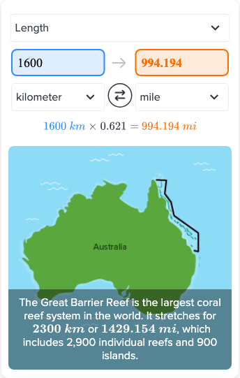 Flexi Answers How Many Miles Is 1600 Km CK 12 Foundation