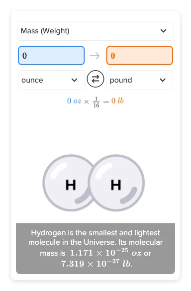 Flexi answers - How many pounds are in 0 ounces? | CK-12 Foundation